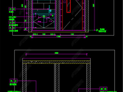 精品办公空间平立面CAD施工图设计 平面图下载与平面设计解析